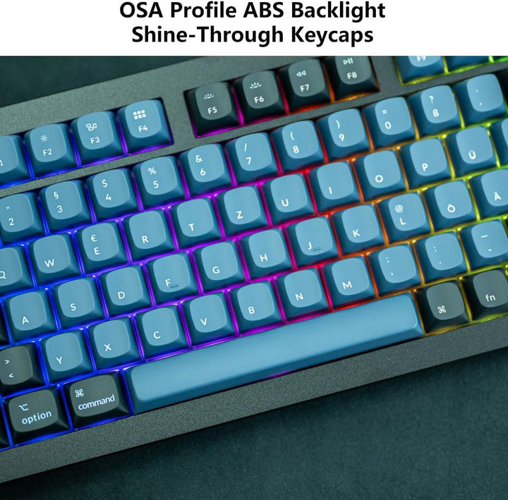 Keychron Q5 Wired Custom Mechanische Tastatur Knob Version 96% deutsches DE ISO Layout QMK/VIA Progr