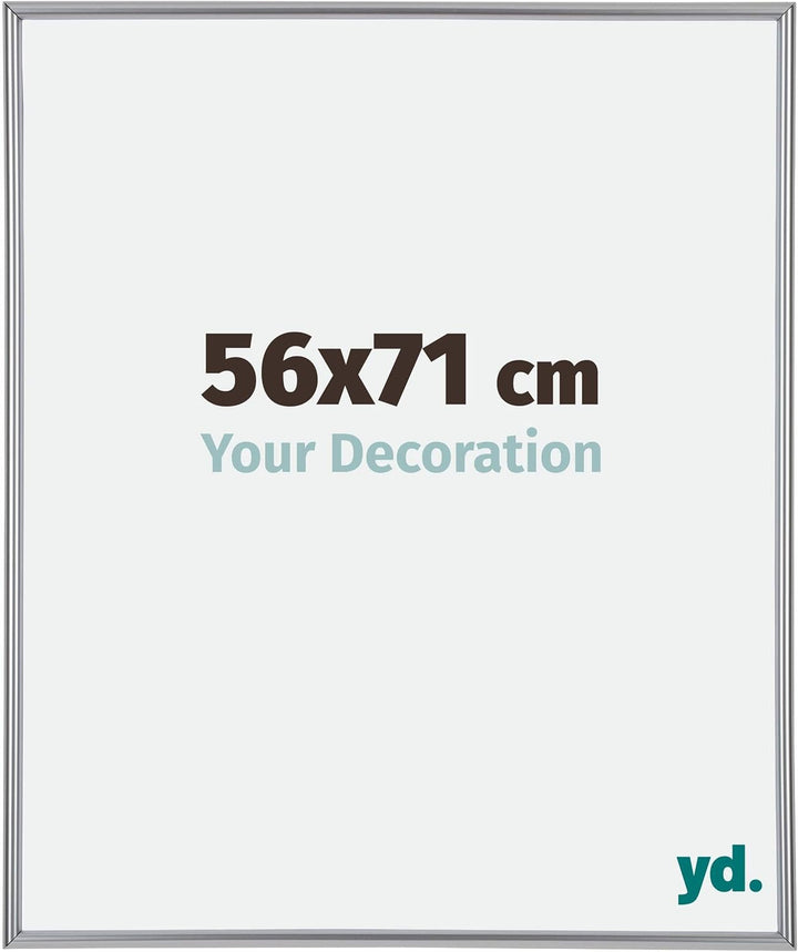yd. Your Decoration - Bilderrahmen 56x71 cm - Bilderrahmen aus Kunststoff mit Acrylglas - Ausgezeich