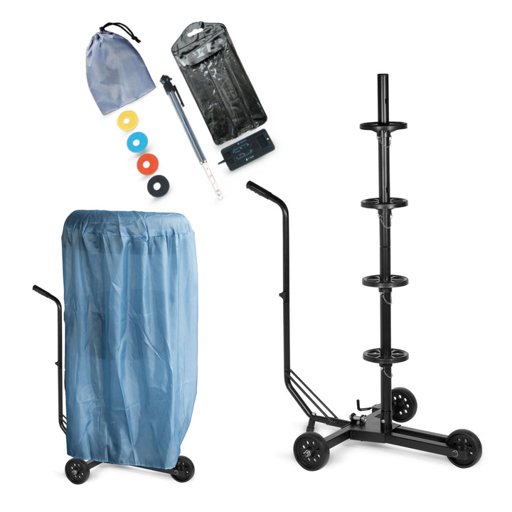 cartrend Felgenbaumwagen, Felgenbaum fahrbar mit Reifenschutzhülle, bis 255 mm Reifenbreite, felgens