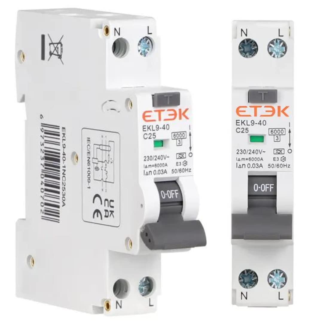 Super immunisierter Differential, Klasse A SI, 30 mA, 2P, F+N und 6 kA, geringer Raum, RCBO 6KA 1P+N