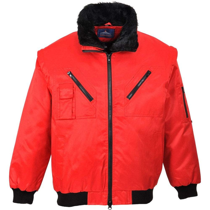 Pilot Jacket, colorRed talla Medium M Rot, M Rot
