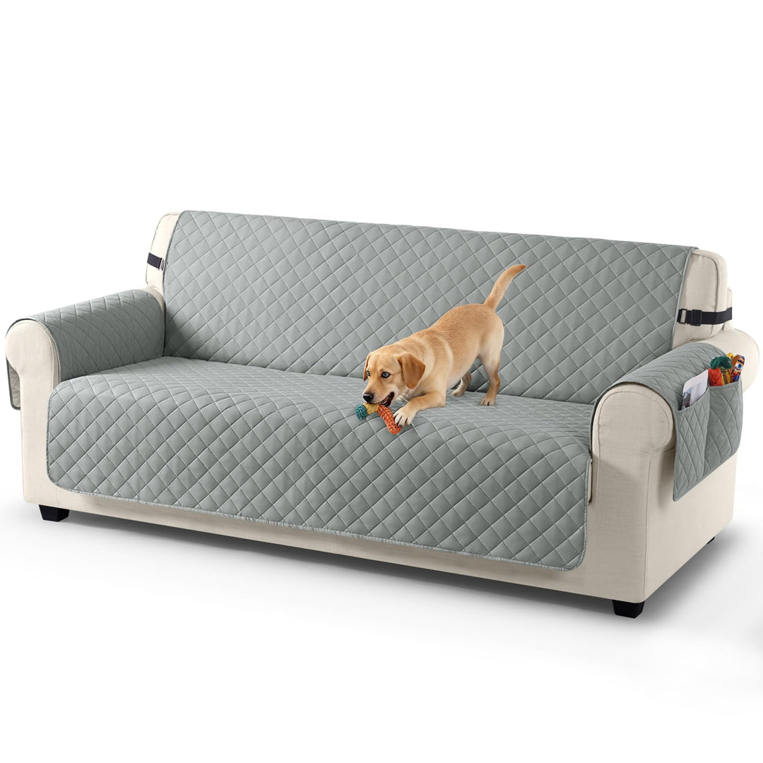 TAOCOCO Sofa Überzug, Sofabezug Wasserdicht Mit Gummiband，Wohnzimmer Anti-Rutsch Gepolsterter Sofasc