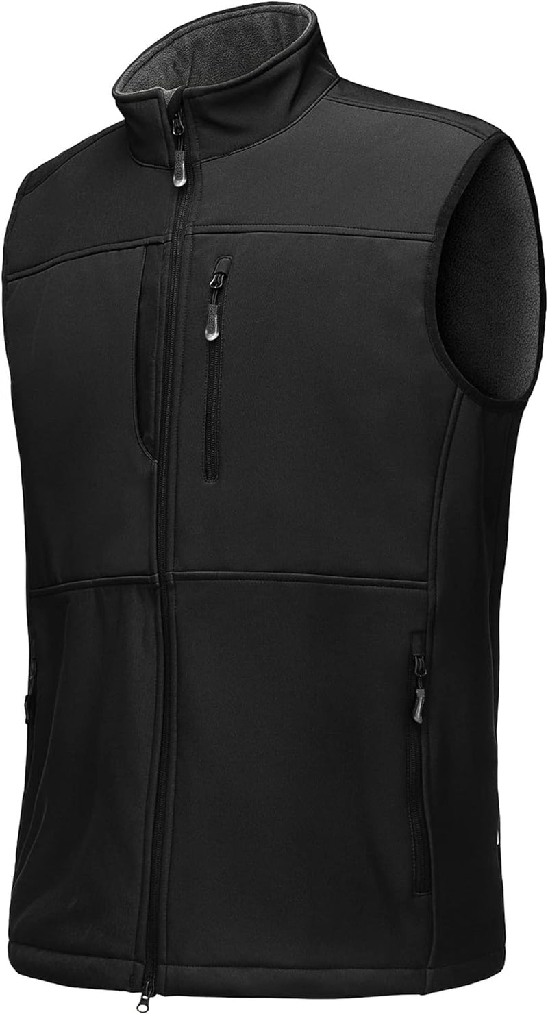 33,000ft Weste Herren Outdoor Wasserdichte Softshell Ärmellose Jacke Bodywarmer Fleece Weste Full Zi