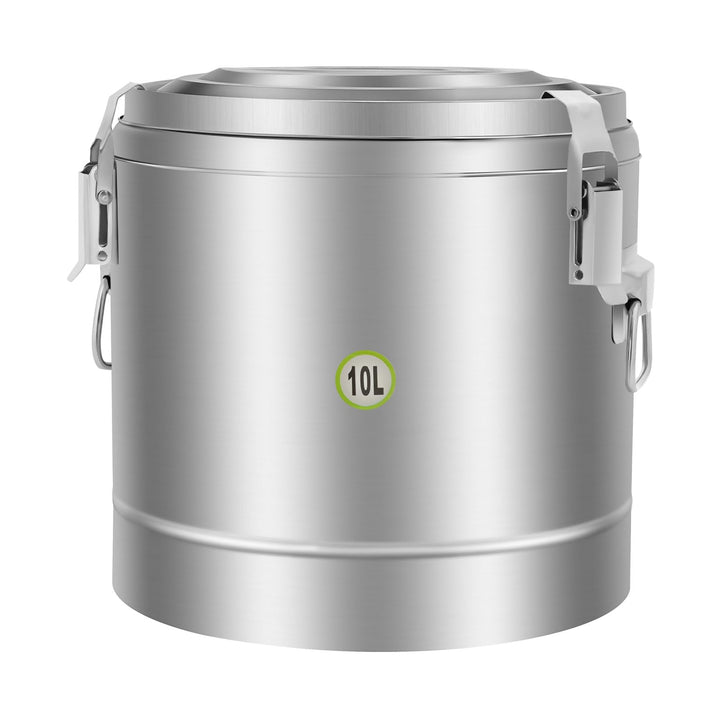 10L Thermobehälter Essen, Thermo Essensbehälter aus Edelstahl, Thermobehälter für Essen, Thermobox f