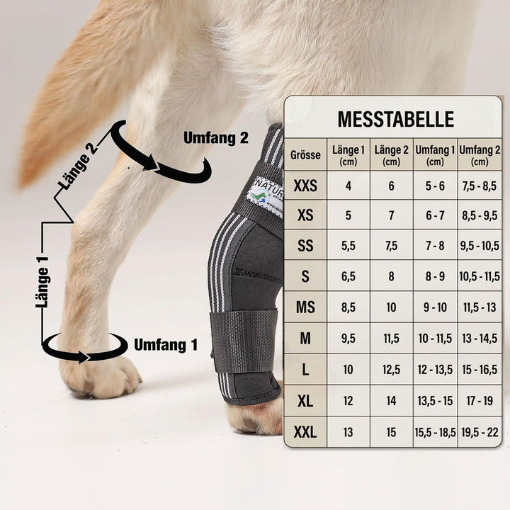 Nature Pet Sprunggelenk Schutz Bandage 165° Winkel für Hunde/Tarsalgelenk Bandage für Hunde (XS), XS