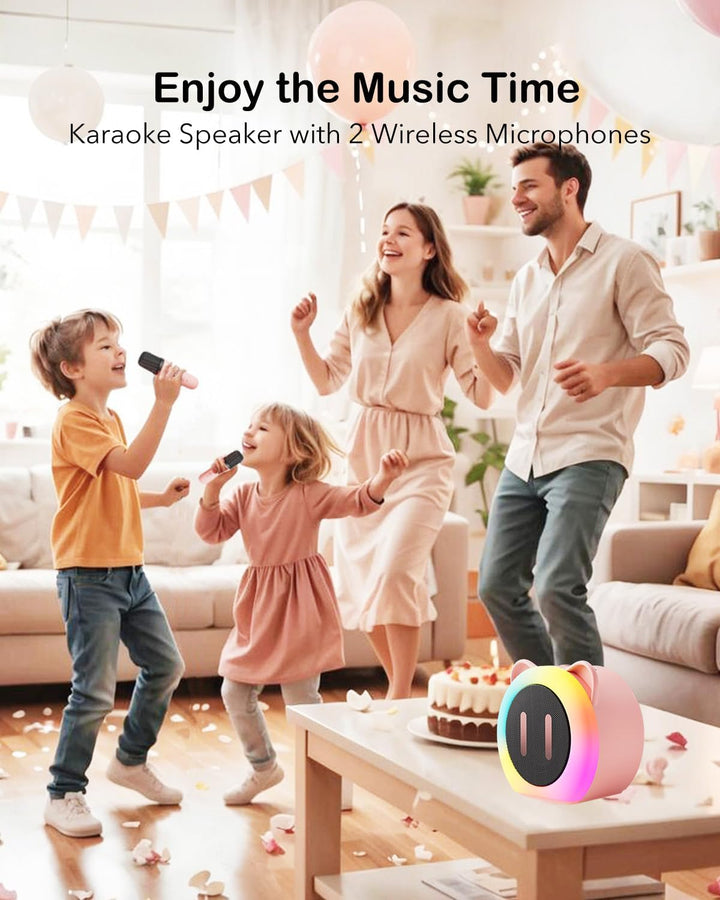 Karaoke Maschine Kinder, Kindertag Geschenk für Mädchen 3 4 5 6 7 8 9 10 11 12 Jahre,Mini Karaoke Ki