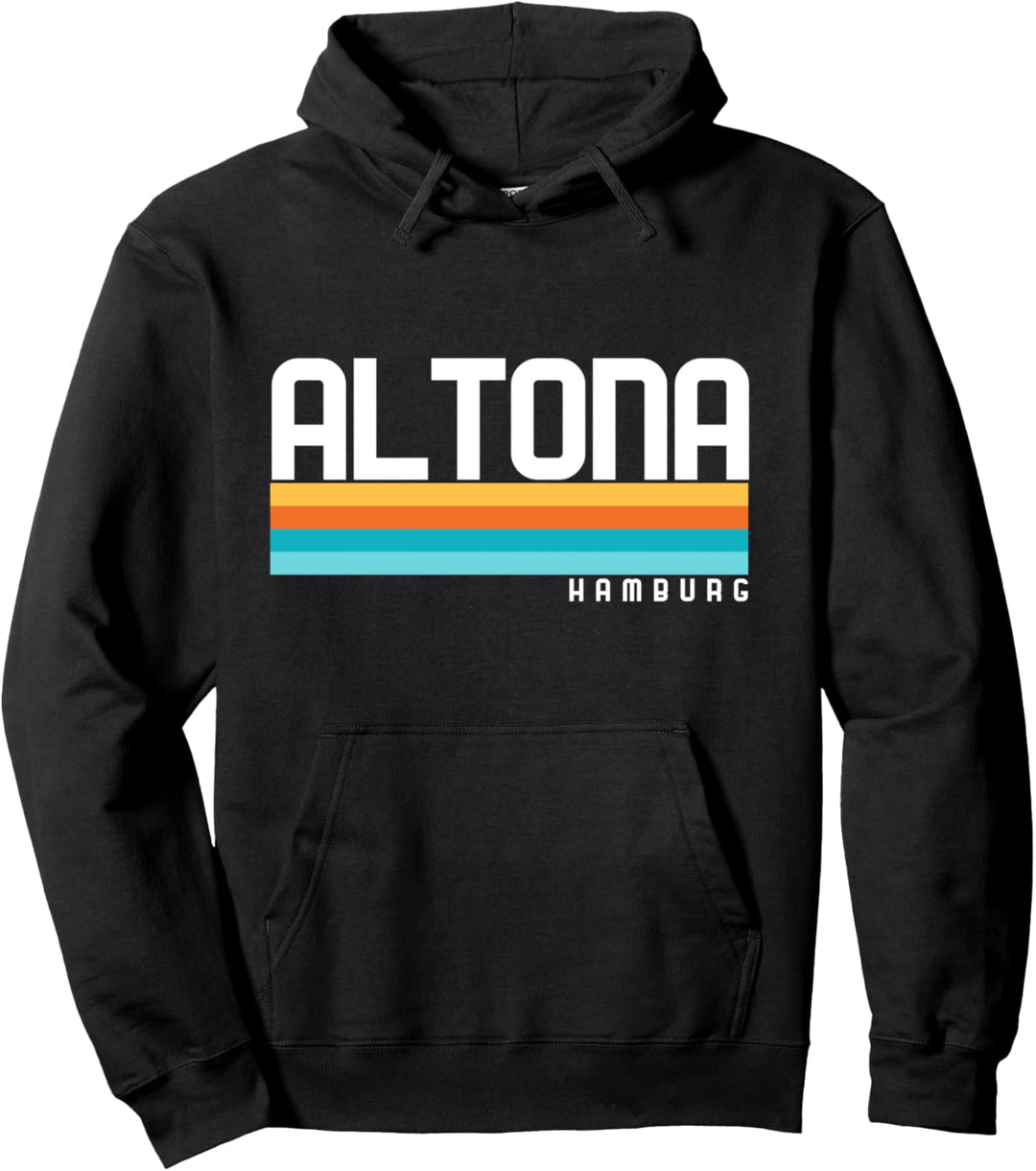 Achtziger Altona Hamburg Vintage Retro Style Design Pullover Hoodie