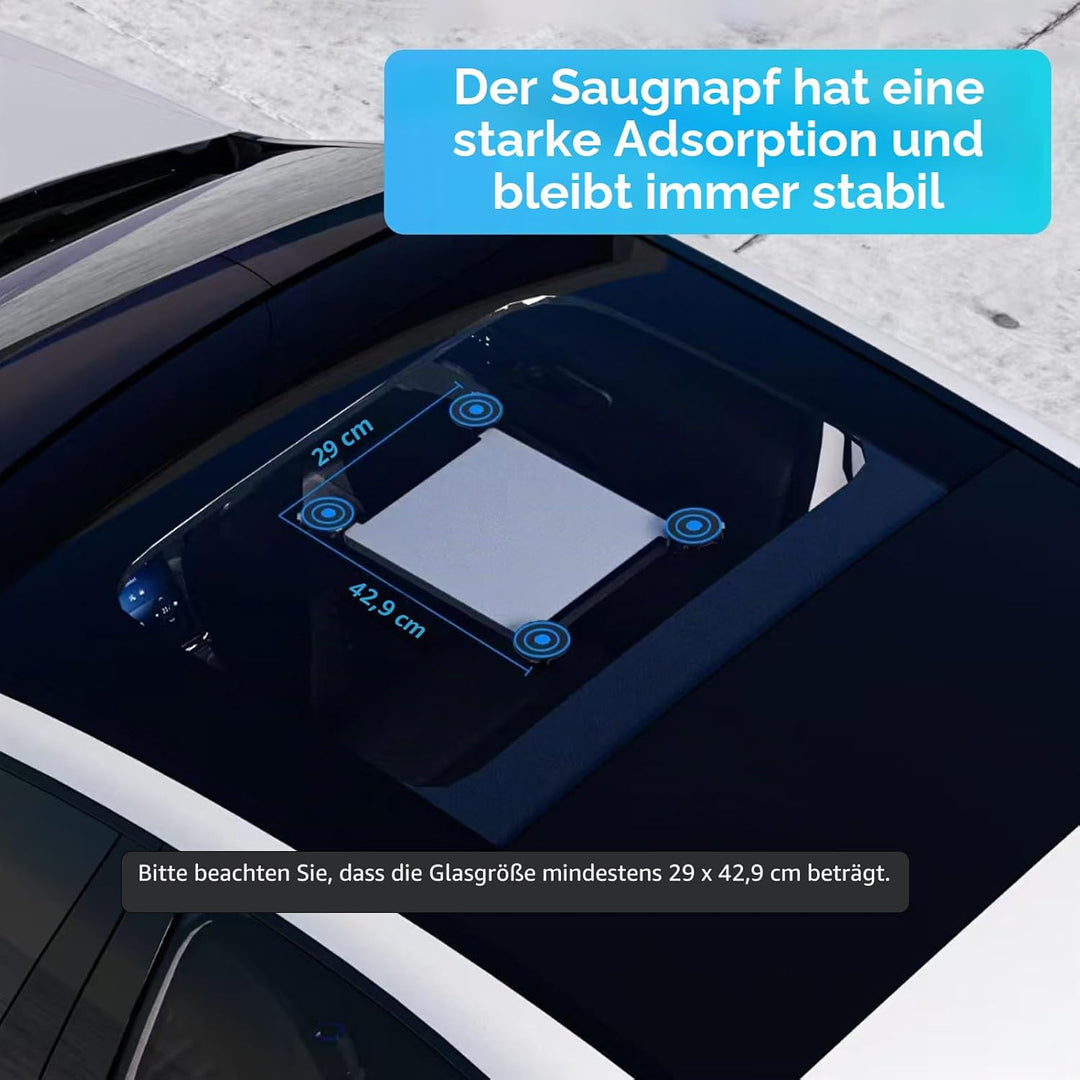 DANLIKT Starlink-Mini-Saugnapfhalterung für stabilen Satellitenempfang, Sonnendächer, Fenster und gl