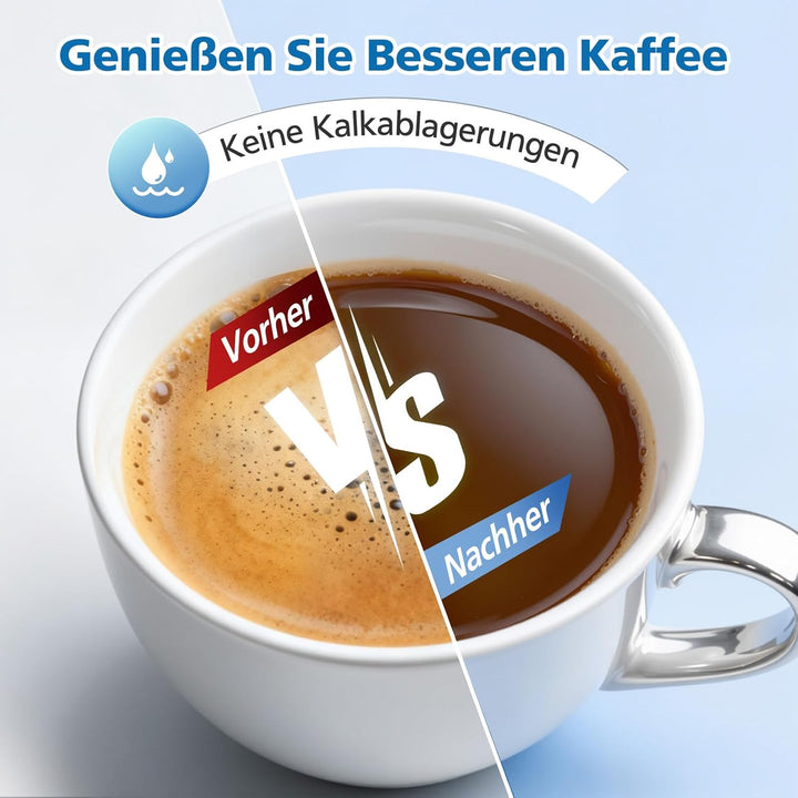 4 Pack Ersatzwasserfilter für Jura Blue, 71312 Blue, Kompatibel mit die GIGA, ENA Micro, IMPRESSA-Se