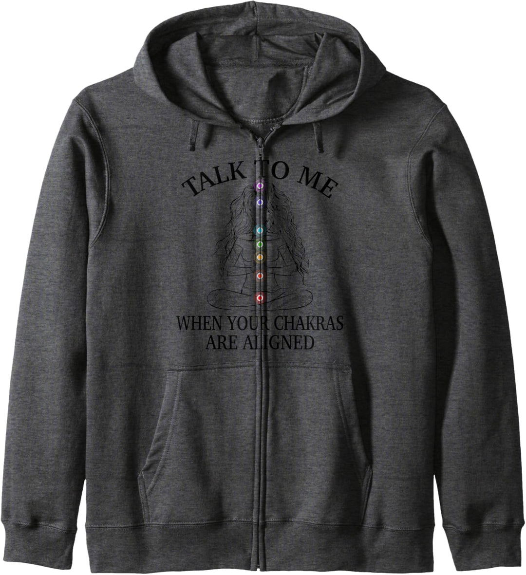 Lustiges Chakra Meditation Kundalini Yoga Spruch Geschenk Kapuzenjacke