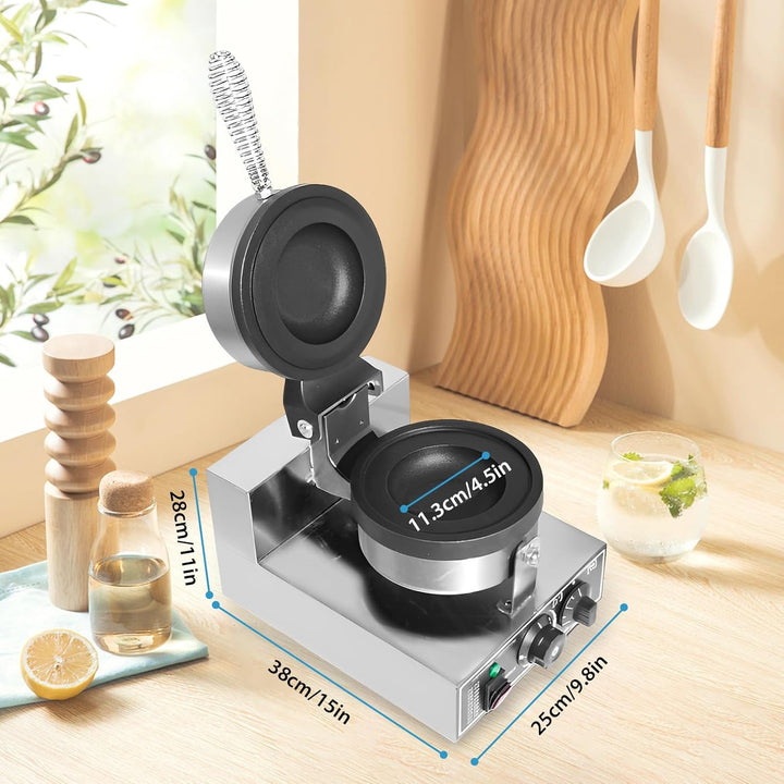 Elektrische UFO-Burger-Presse, Kommerzielle Antihaftbeschichtete Panini-Presse für Hamburger, 50°C -