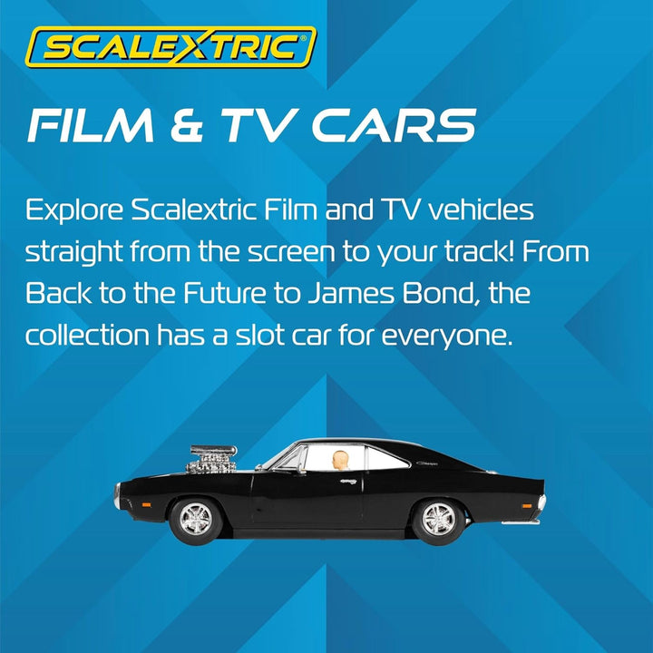 Scalextric C4573 The Fast and The Furious - Dodge Charger - Dom Toretto Slotcar, Schwarz