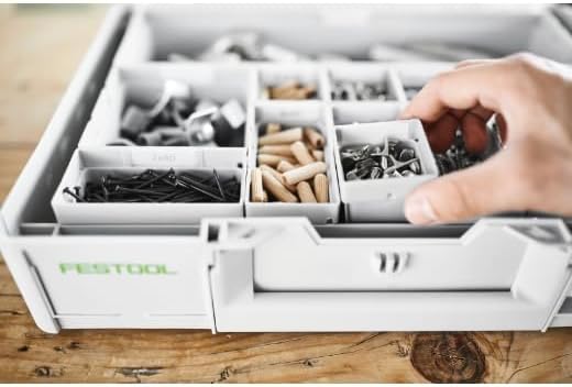 Festool Systainer³ Organizer SYS3 ORG M 89 22xESB (mit Einsatzboxen verschiedene Grössen) Transparen