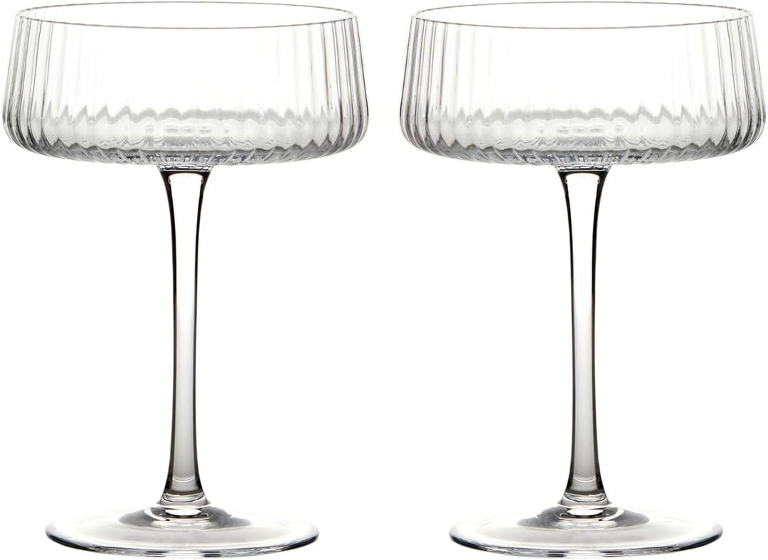 Anton Studio Designs – Empire Champagnerschalen – Handgefertigte Gläser – Champagnergläser – Coupé-G