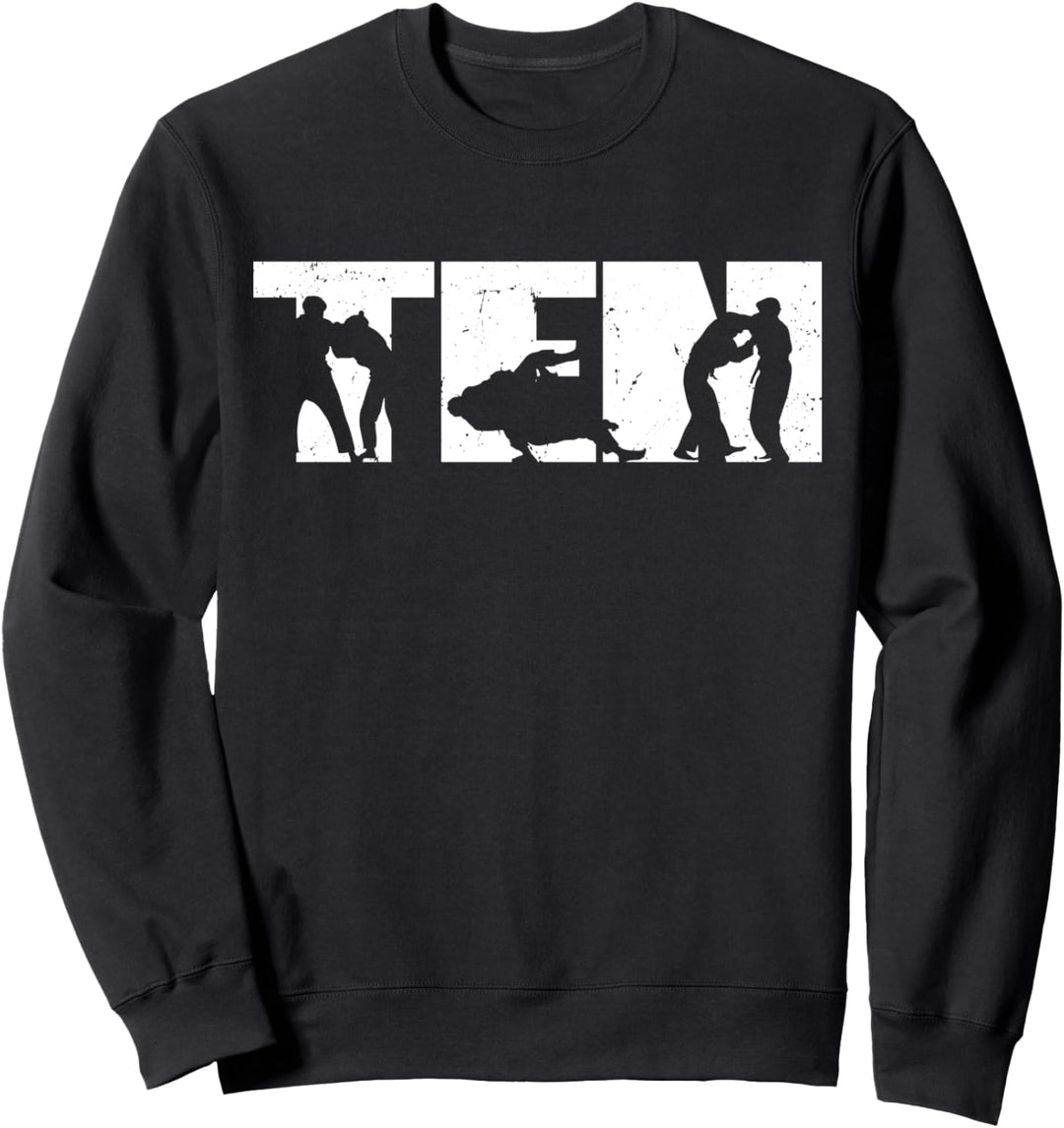 Judoka-Kämpfer zum 10. Geburtstag, 10. Geburtstag, Judoka, Jungen, Kind Sweatshirt