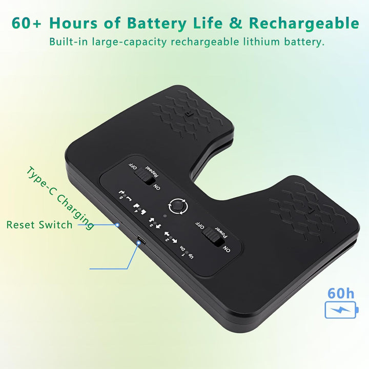 Tavsou Bluetooth Page Turner Pedal für Smartphones und Tablets, wiederaufladbar, Musikpedale (klassi