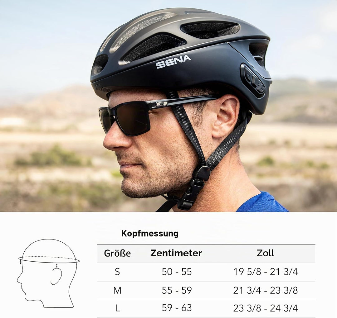 Sena R1 / R1 EVO der Smarte Fahrradhelm S R1 EVO (2022) Matte White, S R1 EVO (2022) Matte White
