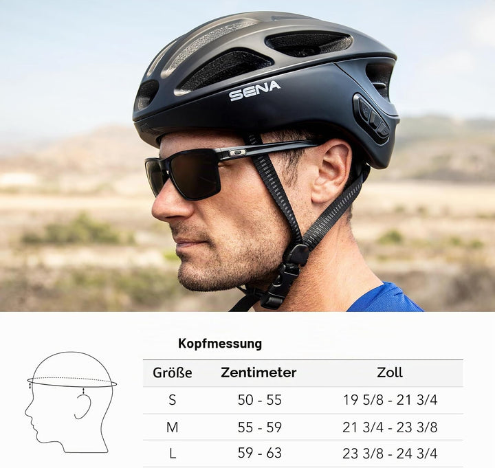 Sena R1 / R1 EVO der Smarte Fahrradhelm S R1 EVO (2022) Matte White, S R1 EVO (2022) Matte White