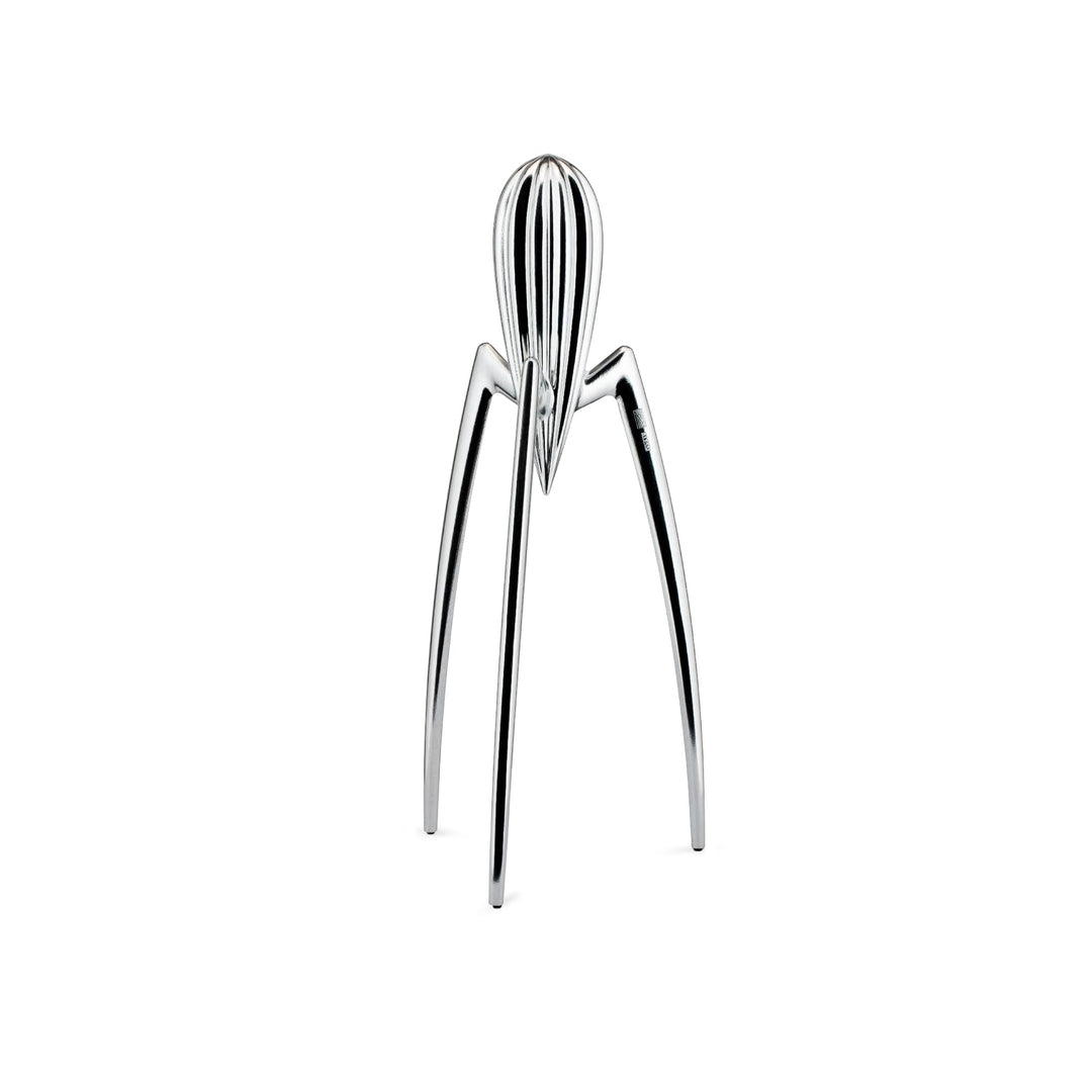 Alessi PSJS JUICY SALIF Zitronenpresse aus Gussaluminium glänzend, Silber, 11 x 13.7 x 27 cm Silber