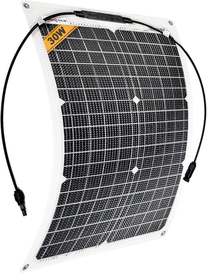 enjoy solar ETFE Marine 30W 12V Semiflexibles Solarpanel Solarmodul Photovoltaikmodul mit PERC Techn