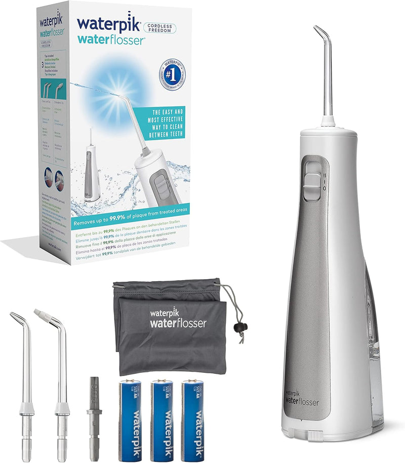 Waterpik Cordless Freedom Waterflosser kabellose Munddusche, wasserdicht und batteriebetriebe, ideal