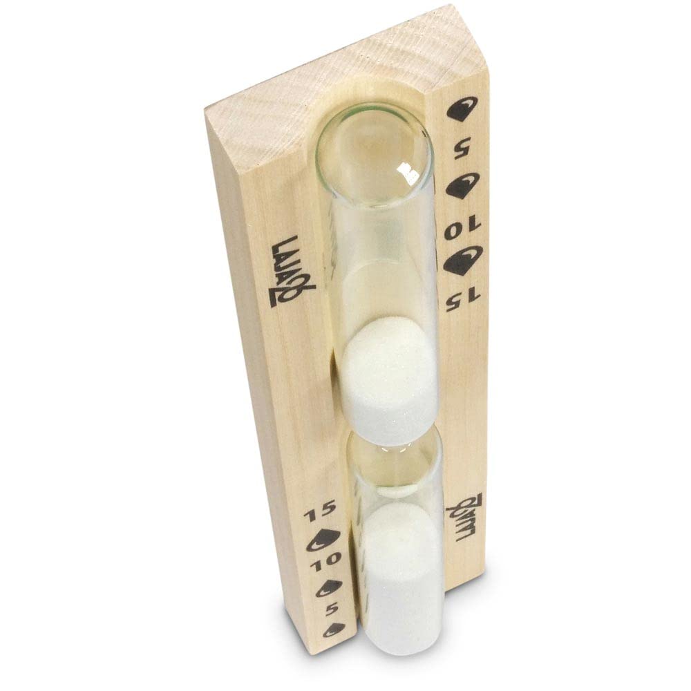 Sauna Sanduhr ''Small'' weisser Sand