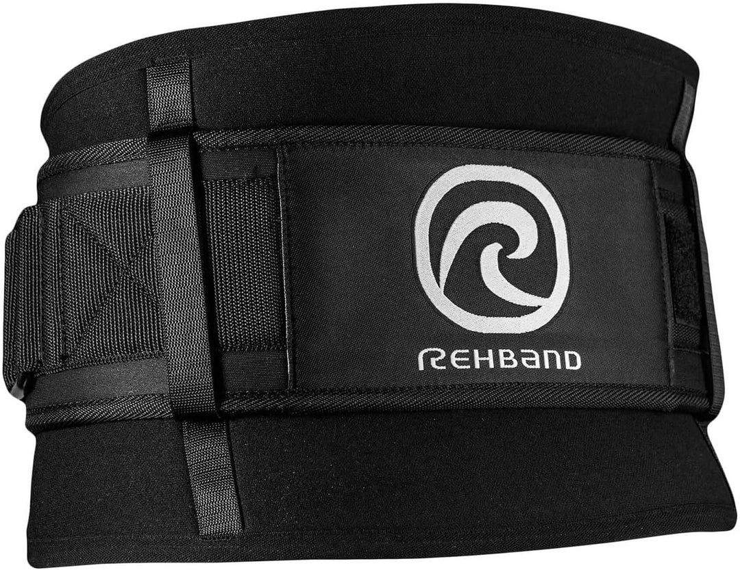 Rehband X-RX Rückenbandage mit abnehmbarem Gewichthebergürtel, 7mm Neopren-Bandage für schweres Kraf