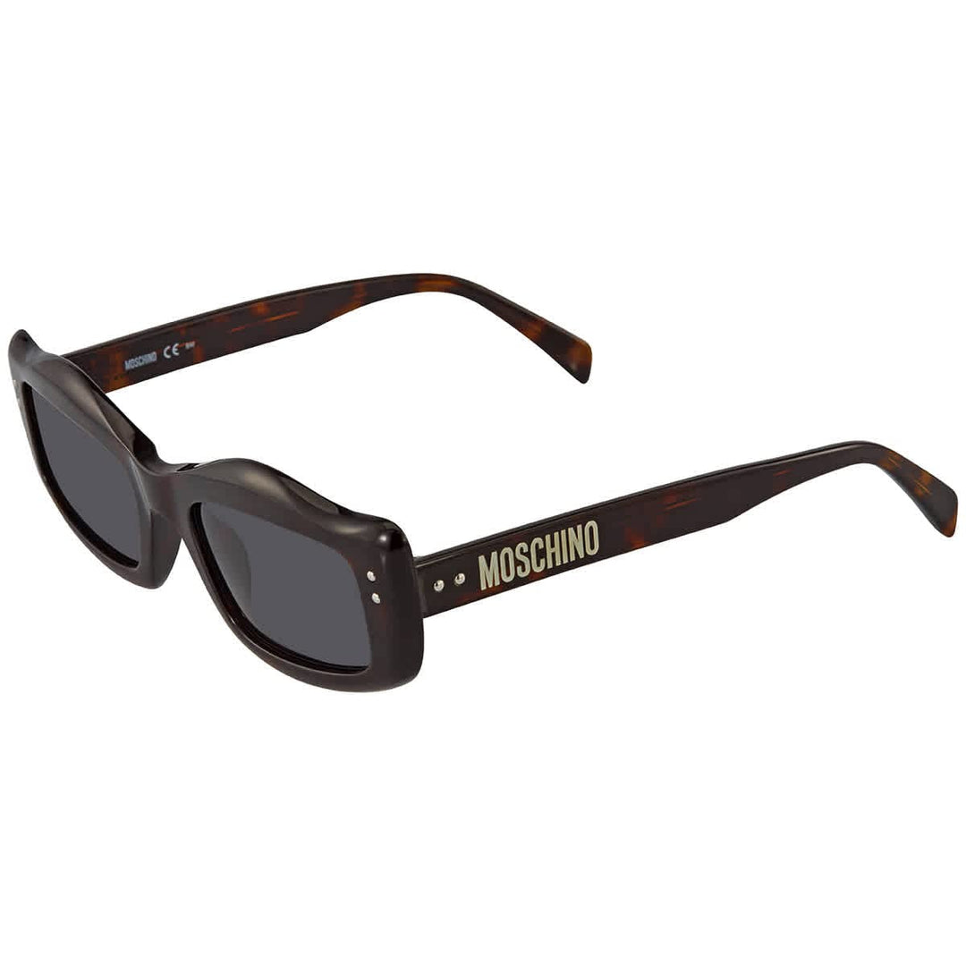 Moschino Sonnenbrillen MOS029/S Dark Havana/Dark Grey 51/21/140 Damen