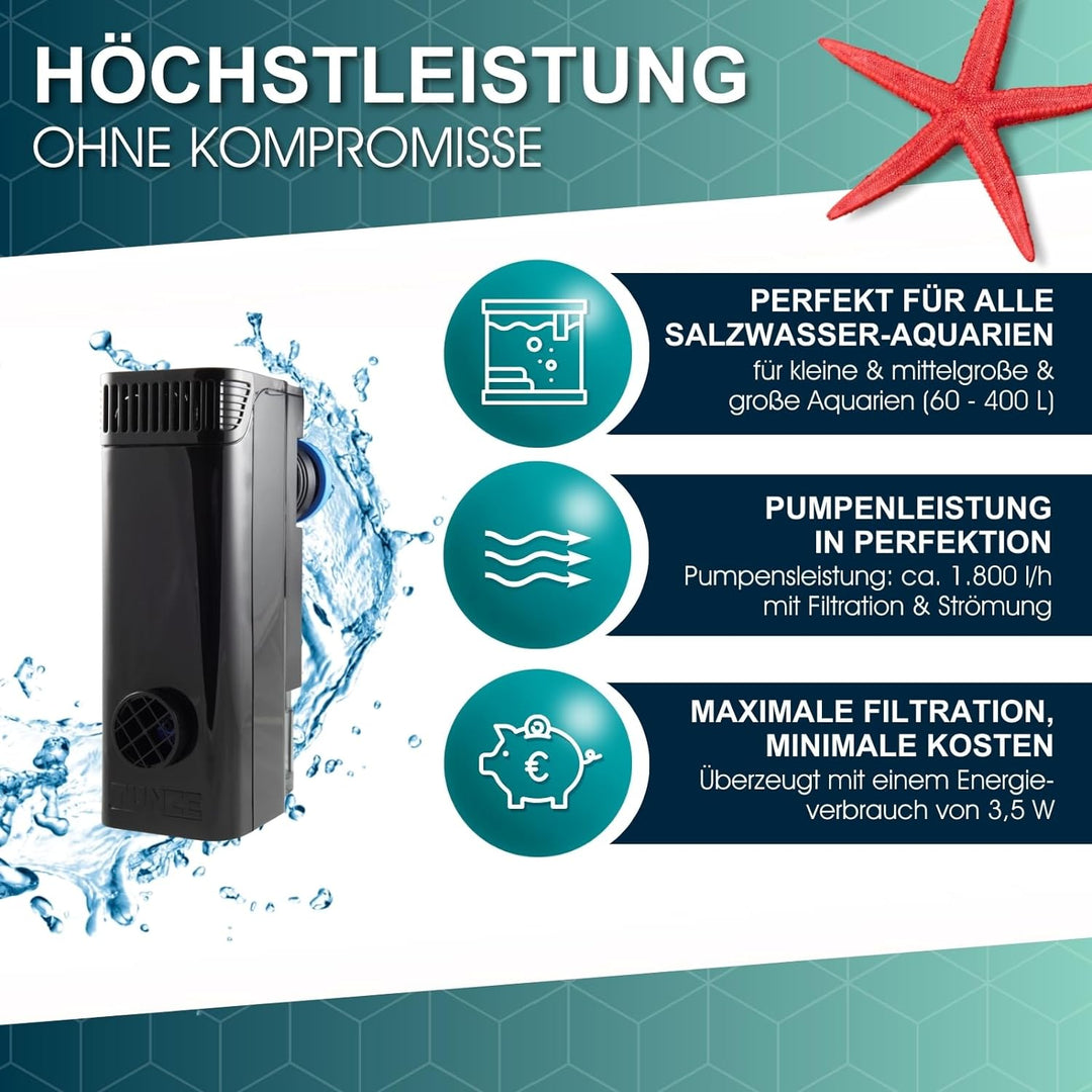 TUNZE Comline Streamfilter 3163, 11 x 9 x 25,5 cm, TUNZE Comline Streamfilter 3163