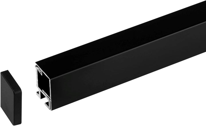 SOTECH Linero MosaiQ EasyLine schwarz 600 x 22 x 29 mm Aluminium Küchenreling Relingleiste Profillei