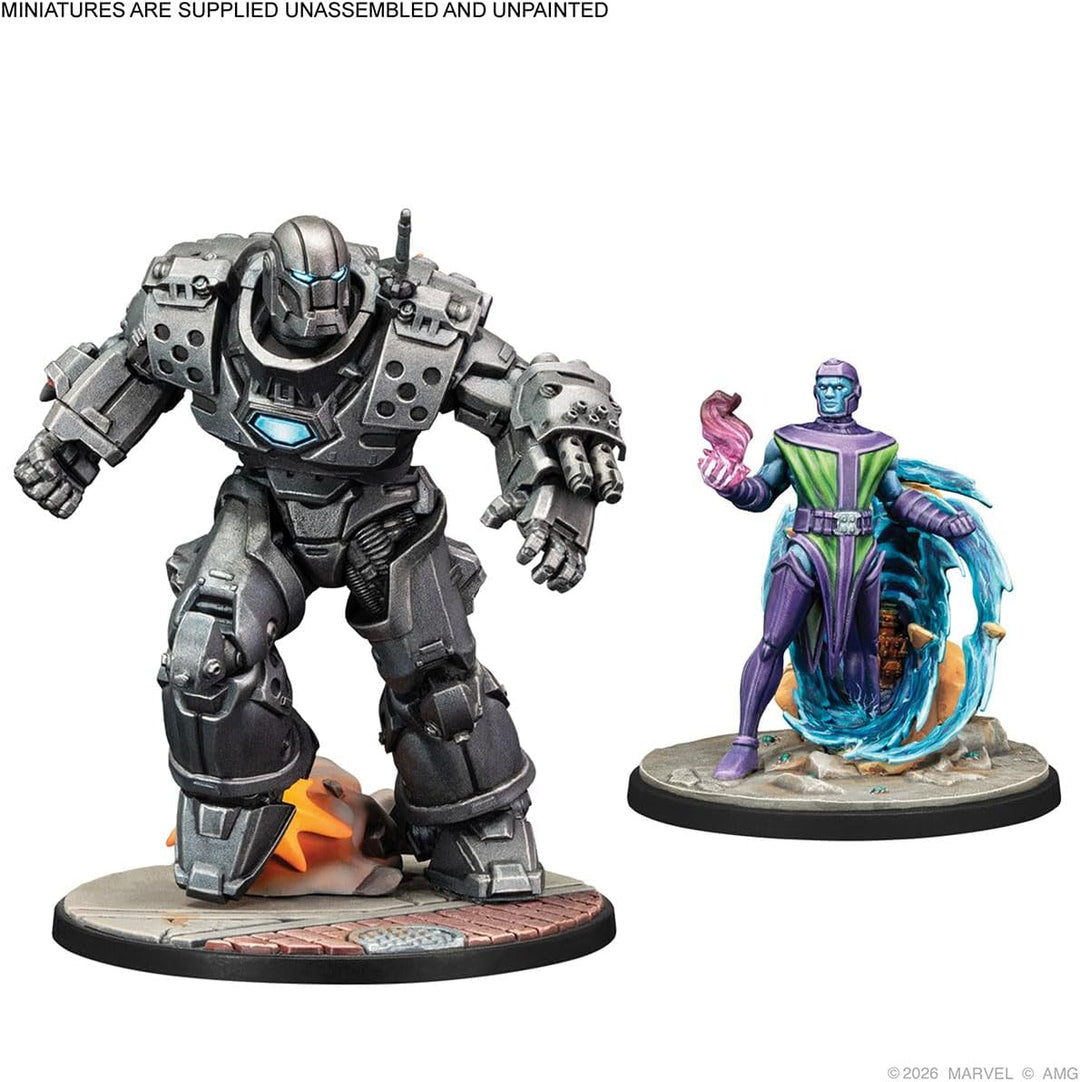 Asmodee, Marvel: Crisis Protocol – Iron Lad, Iron Monger, Kang The Conqueror & Rescue, Character Pac