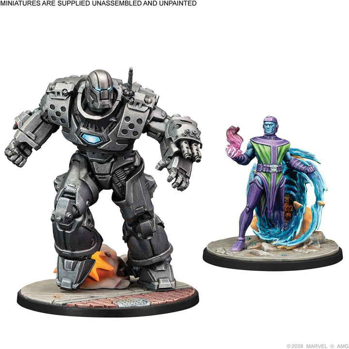 Asmodee, Marvel: Crisis Protocol – Iron Lad, Iron Monger, Kang The Conqueror & Rescue, Character Pac