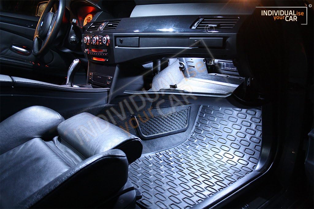 INDIVIDUALise your CAR Innenraumbeleuchtung SET für 5er E61 Touring - Cool-White Panoramadach Ja Kal