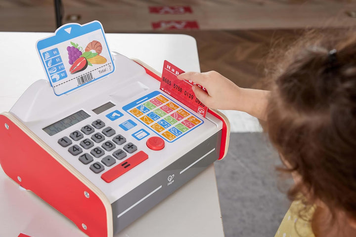 Hape E3184 Zubehör für Kaufmannsladen, Spielkasse, S