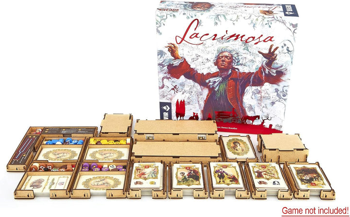 docsmagic.de Organizer Insert for Lacrimosa Box - Einsatz Laacrimosa, Laacrimosa