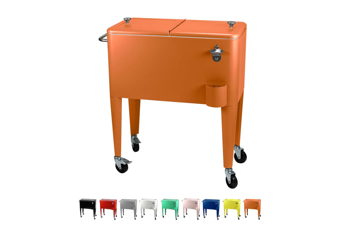 Kailua Cooler - Kühlbox, Kühlwagen, Getränkekühler Orange, Orange