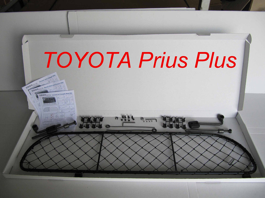 ERGOTECH Trennnetz Trenngitter Hundenetz Hundegitter für Toyota Prius Plus (Kombi)