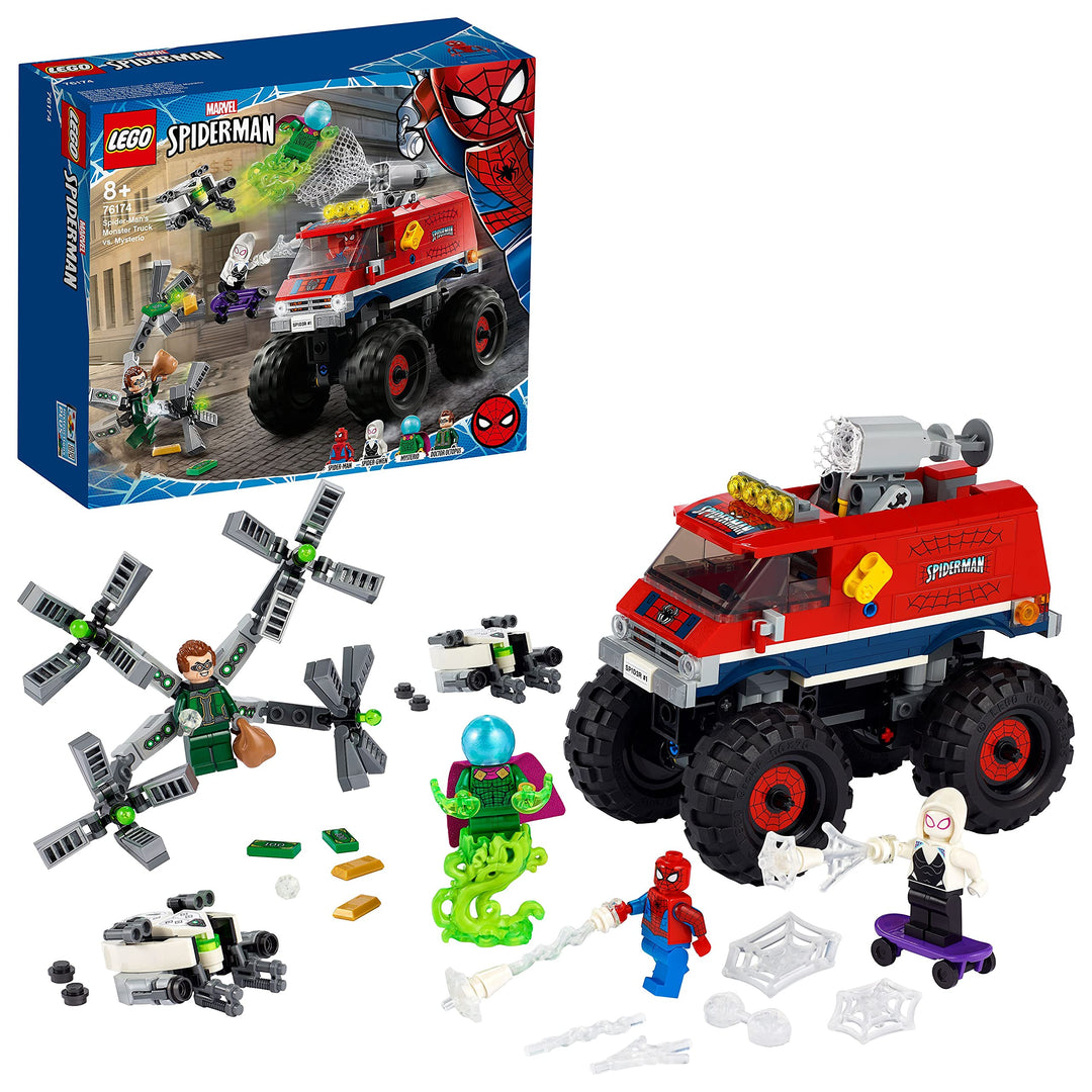 LEGO 76174 Super Heroes Spider-Mans Monstertruck vs. Mysterio