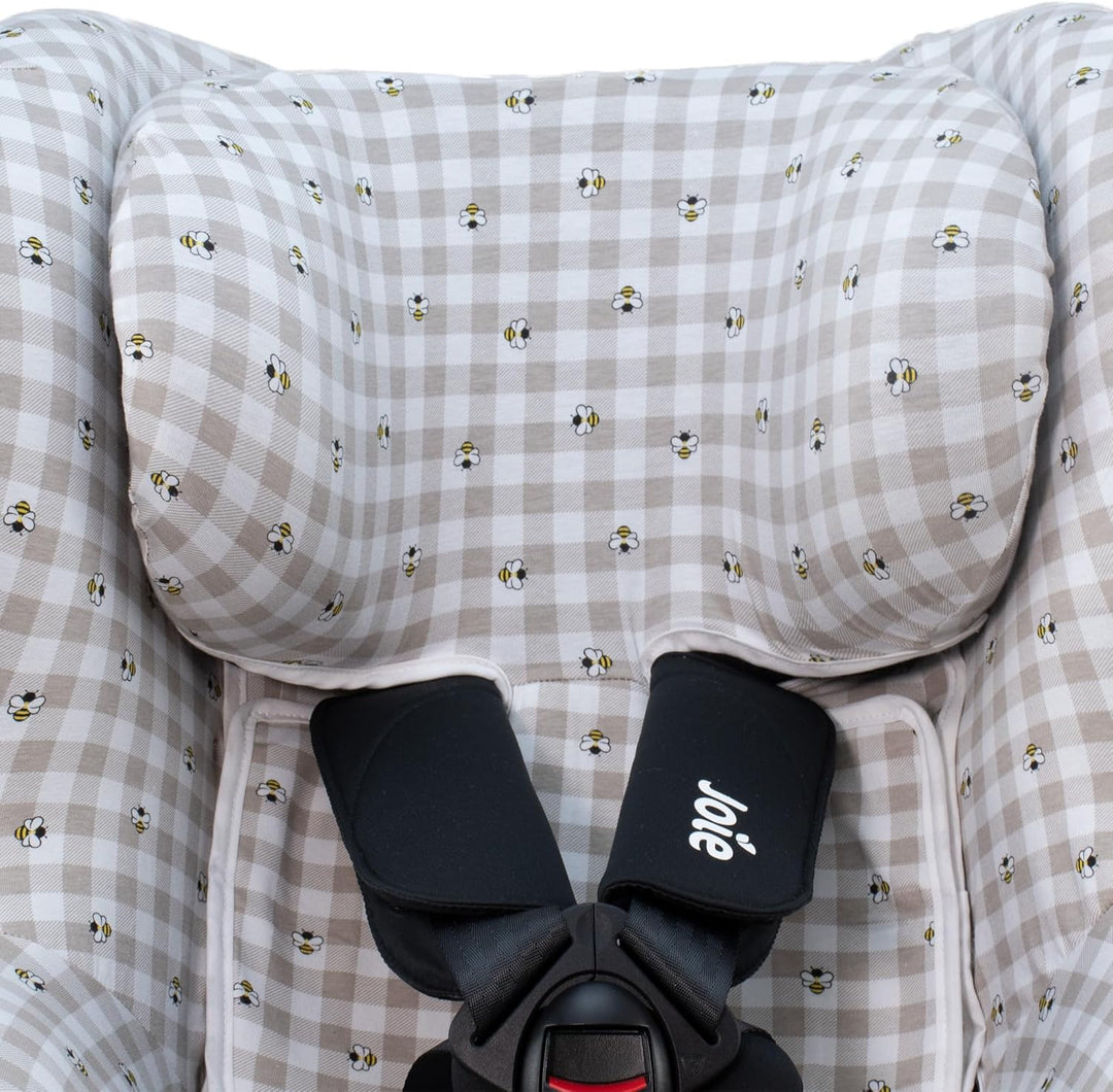 JYOKO Kids Bezug aus Baumwolle, kompatibel mit Joie I-Spin 360 und Joie I-Safe (Picknick Vichy) Picn