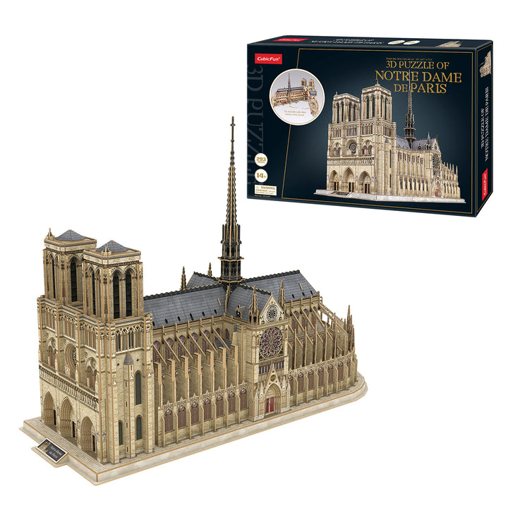 Modellbau Erwachsene - Kathedrale Notre Dame XL | Bausatz Erwachsene | Modelbau 293 Teile | Bausätze