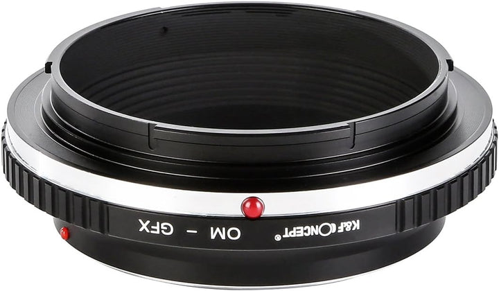 K&F Concept® OM - GFX Objektivadapter, Objektiv Adapterring für Olympus OM Objektiv auf Fujifilm Fuj