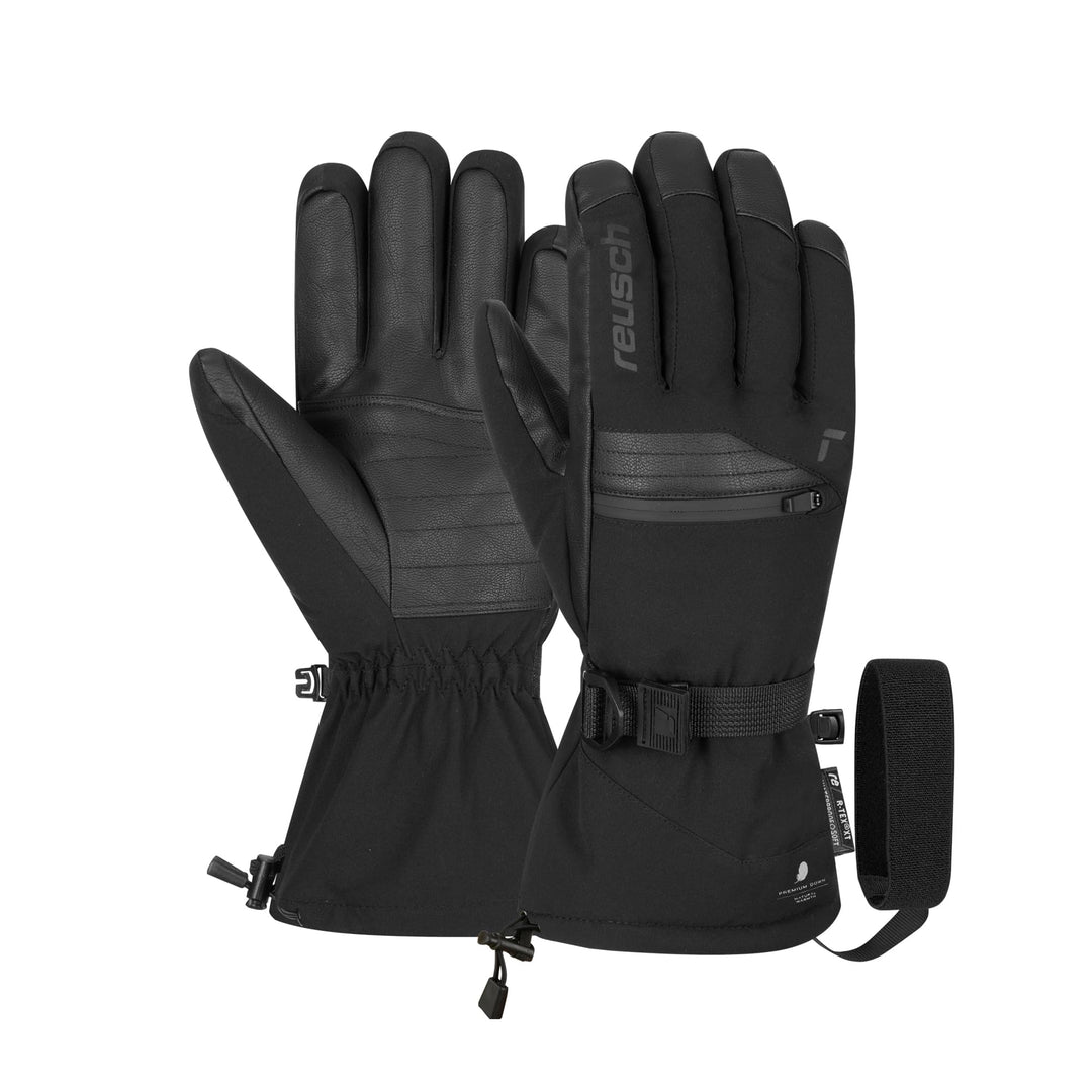 Reusch Herren Handschuhe Torres R-tex Xt Höchste Wärmestufe, Wasserdicht, Atmungsaktiv 7.5 Schwarz,