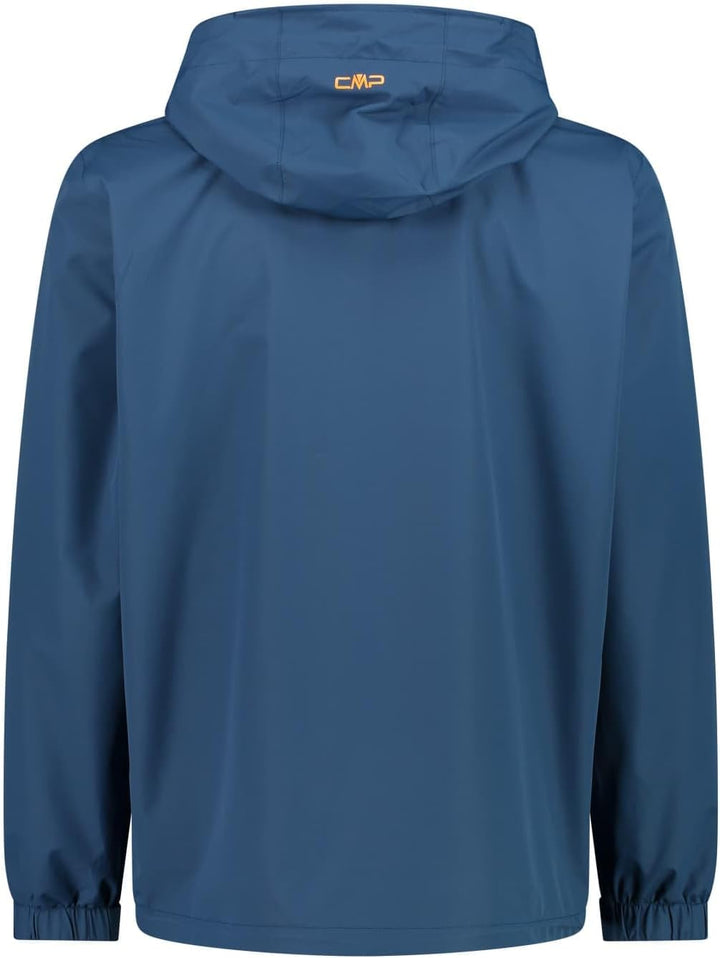 CMP Herren Hoodie Button Rain Jacke Regenjacke Hardshelljacke S Bluesteel, S Bluesteel