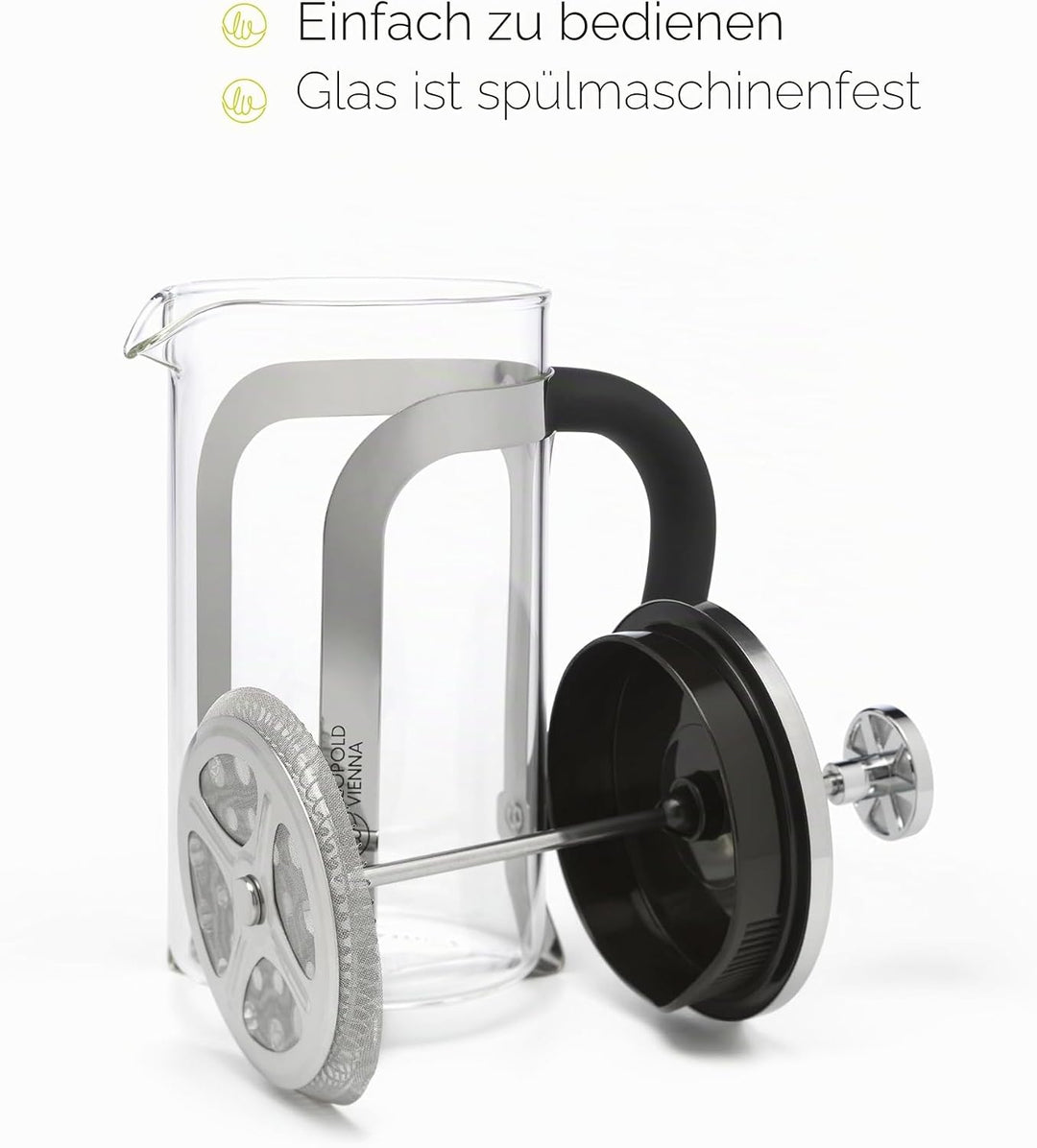 Leopold Vienna - French Press 600ml (5 Tassen)