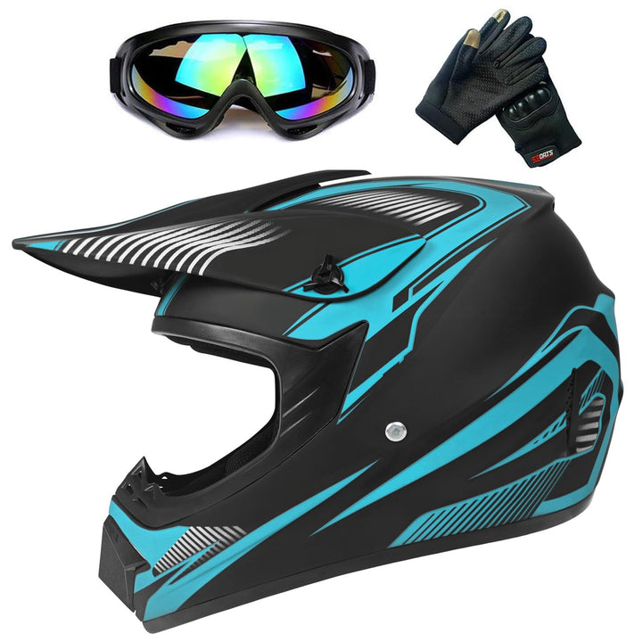 Jugend Motorradhelme,Kinderfahrradreithelm,Junge Und Mädchen, Roller Ski ATV Helm,ECE-Zertifizierung