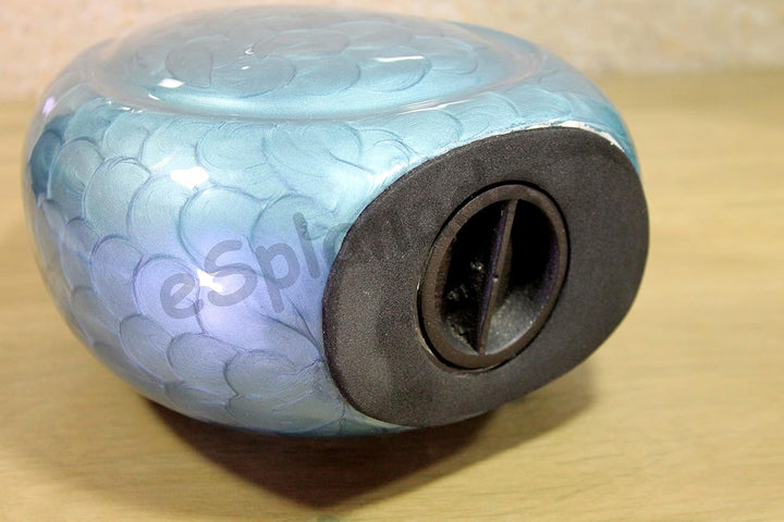 eSplanade Teardrop Cremation Urn Memorial Container Jar Pot | Cremation urn | Metal urn | Burial urn