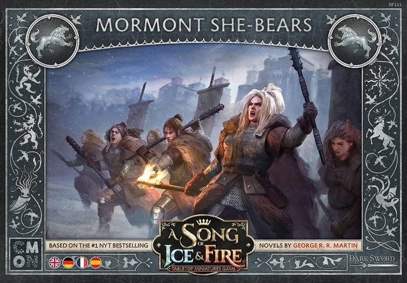 CMON | A Song of Ice & Fire – Bärinnen von Haus Mormont | Erweiterung | Tabletop | 2 Spieler | Ab 14