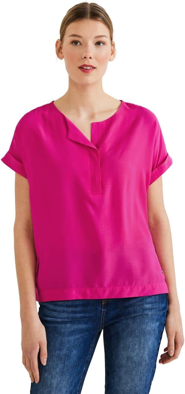 Street One Damen Kurzarmbluse 36 Nu Pink, 36 Nu Pink
