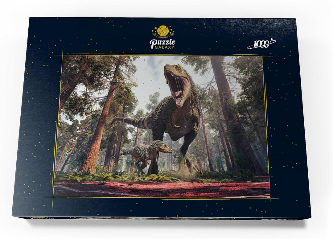 Tyrannosaurus Rex und Sein Jungtier - Premium 1000 Teile Puzzle - MyPuzzle Sonderkollektion von Puzz