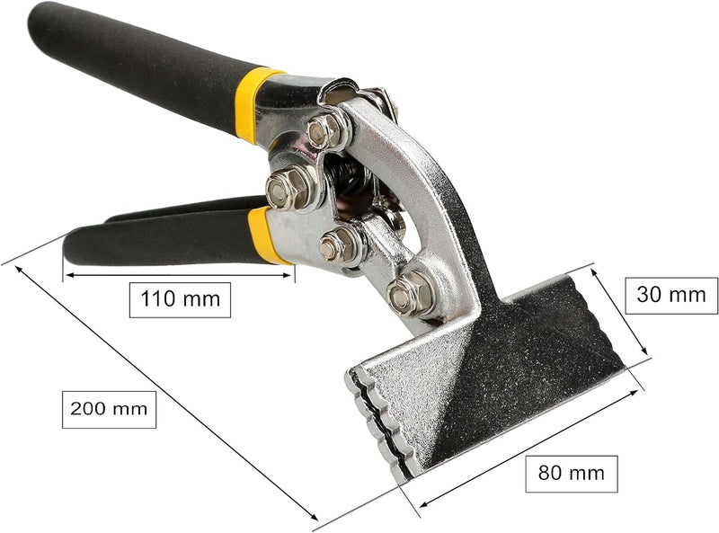 KOTARBAU® Blechbiegezange Blechwerkzeug für Verschiedene Arten von Blech Gebogene, Gebogene